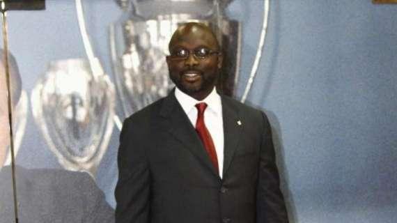 Weah: "Prego per l’Italia, siete sempre nel mio cuore"