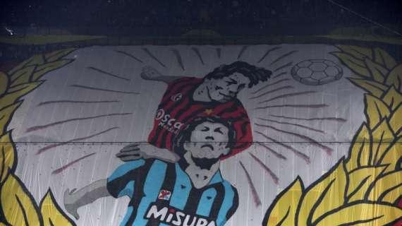 Hateley a MC: "Che emozione la coreografia per me, grazie Curva. Il Milan è ancora nel mio cuore, lo seguo sempre"