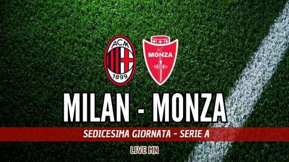 LIVE MN - Milan-Monza (3-0): tre gol e tre punti. Il Milan accorcia sulla Juve. Ma gli infortuni...
