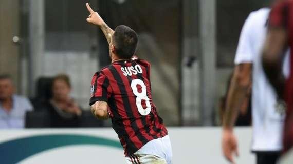 LIVE MN - Milan-Cagliari (2-1) - Suso, gol e assist: tre punti sofferti per i rossoneri