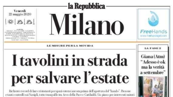 La Repubblica (ed. Milano): "Per il nuovo San Siro rimangono altri due step"