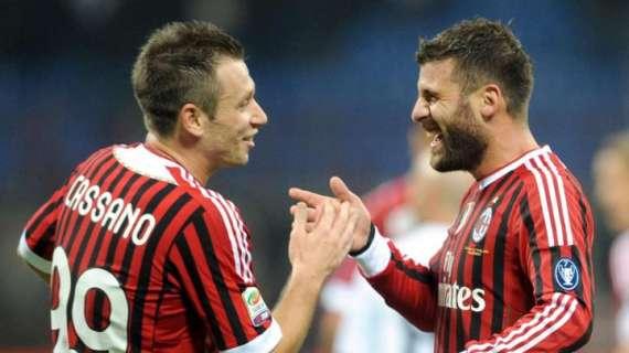 Cassano a Milanello: abbracci e commozione
