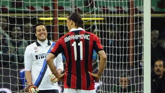 Inter, Julio Cesar: "Ecco perchè feci la linguaccia ad Ibra nel derby"