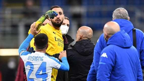 Giudice Sportivo: 10 mila euro di multa a Donnarumma per atteggiamento minaccioso