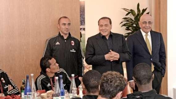 Tuttosport - Milan, Berlusconi al fianco della squadra: sostegno a Brocchi e discorso motivazionale ai giocatori. Domani sarà all’Olimpico