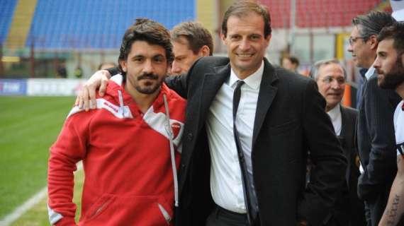 Gattuso: "Ecco l'errore che può commettere il Milan. Allegri non è un piangina. Balo? Ci mette del suo..."