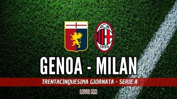 LIVE MN - Genoa-Milan (1-2): bastano 2' per ribaltarla. Terza trasferta vincente di fila