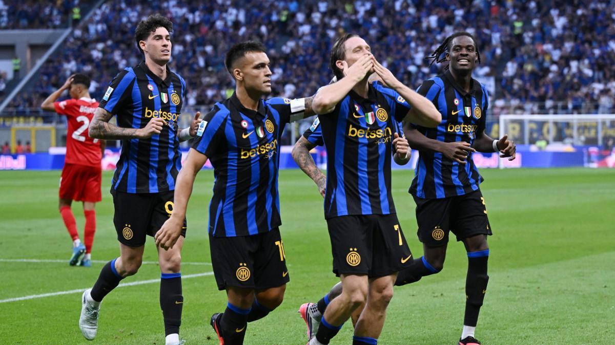 L'Inter non sbaglia all'esordio da campione d'Italia: 4-1 al Monza