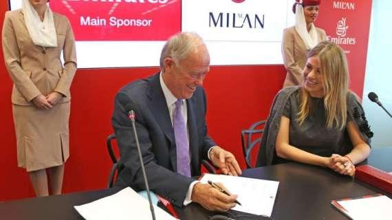 MN - Milan-Emirates, rossoneri al vertice delle sponsorizzazioni italiane: i dettagli