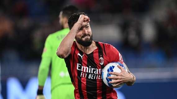 Milan, Giroud posta da Milanello: "Allenati duro, gioca duro"