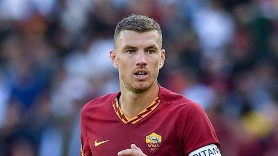 Roma, Dzeko salterà la Samp: il bomber mascherato punta il Milan
