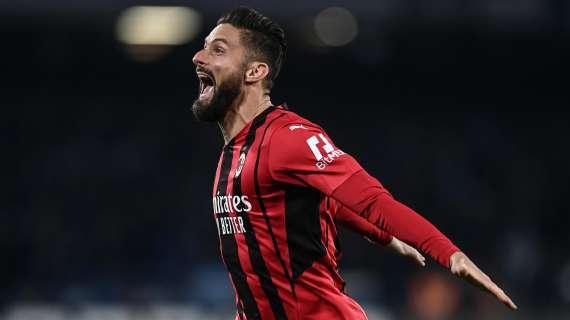 Gazzetta - Da vice-Ibra a titolare: Giroud ha ribaltato le gerarchie. Con il francese dall’inizio un solo ko in 18 gare