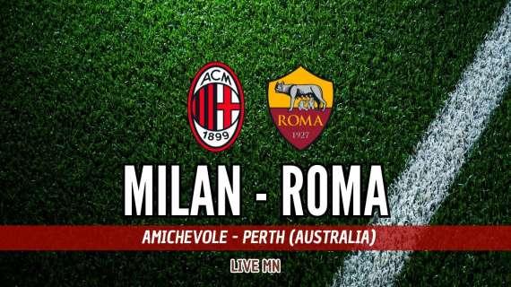 LIVE MN - Milan-Roma (2-5): la stagione rossonera si chiude con un ko in amichevole