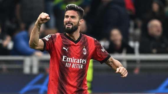 Giroud sulla Champions: "Ora dipende tutto da noi. Nelle notti delle partite europee, a San Siro si sente che sta succedendo qualcosa..."