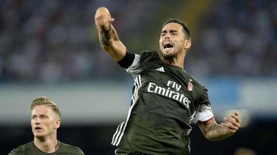 Suso, contro il Napoli il primo gol in rossonero