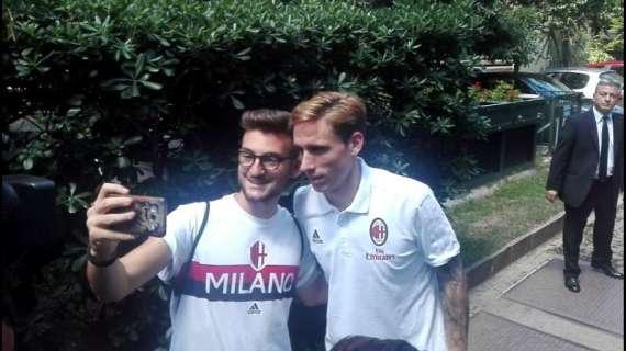 FOTO MN - Biglia lascia la casa di cura "La Madonnina"