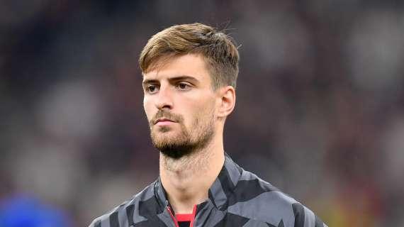 Fiorentina-Milan, out Gabbia: il difensore non è partito con la squadra 