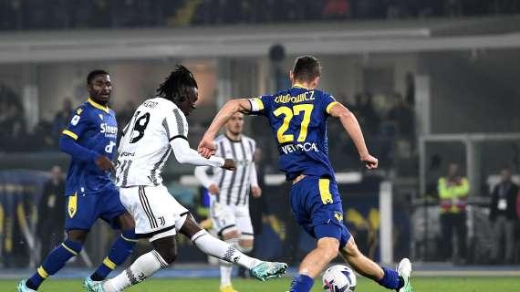 Serie A, la Juve vince di cortomuso. Due rigori non concessi al Verona: tantissimi dubbi sulle decisioni di Di Bello
