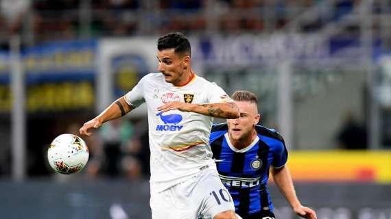 Lecce, Falco: "San Siro è uno degli stadi più belli del mondo. Spero di sbloccarmi contro il Milan..."