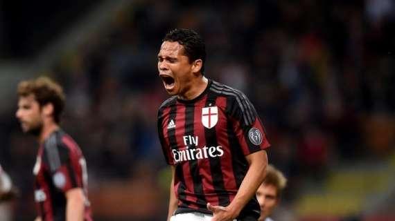 Milan, Bacca ora attende le mosse del Napoli 