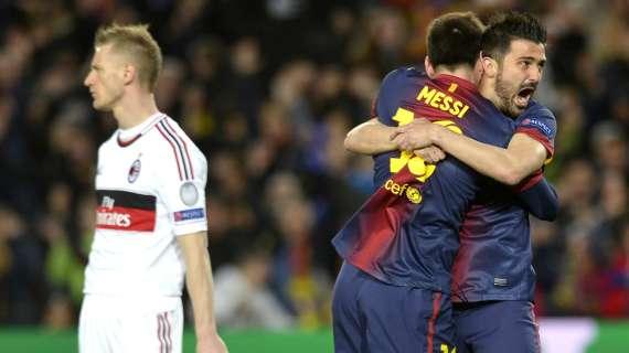 LIVE MN - Barcellona-Milan (4-0) - Messi super, remuntada blaugrana: arrivederci Europa