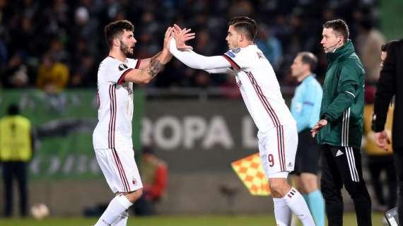 Probabile formazione - Fiducia ad André Silva, il portoghese insieme a Cutrone. Milan col 4-4-2, fuori Jack