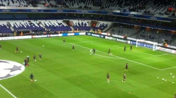 QUI BRUXELLES - Milan negli spogliatoi, tra poco il calcio d'inizio