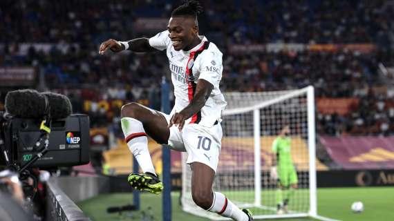 Il Milan celebra il gol del mese di settembre: vince Rafa Leao