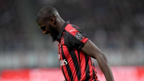 Parma-Milan, problema alla caviglia per Bakayoko: si scalda Biglia
