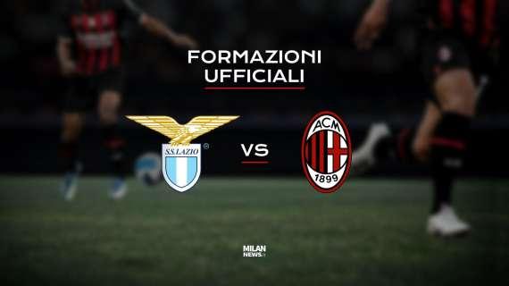 Lazio-Milan, le formazioni ufficiali: Messias dal 1', Dest al posto di Theo