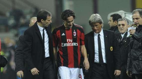 Comunicato ufficiale: per Inzaghi lesione del legamento e del menisco
