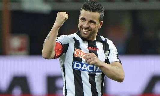 Di Natale: "Milan? Resterò all'Udinese a vita"