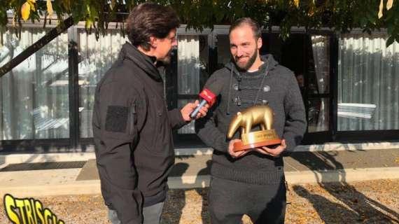 Higuain a Striscia La Notizia: "E' successo, ho questo carattere. Sono felice dell'affetto ricevuto, mi rende orgoglioso"