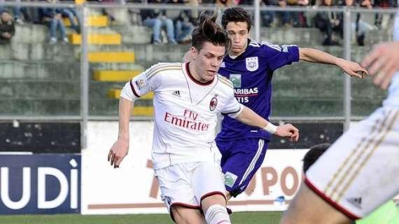 Primavera, Milan-HB Koge 1-0: rossoneri in vantaggio con Fabbro