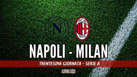 LIVE MN - Napoli-Milan (2-1): non basta la reazione finale. Champions, un miraggio