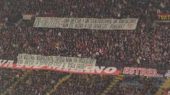Curva Sud Milano: "Il peccato originale è la campagna acquisti, la pazienza dei tifosi è quasi finita. Se la situazione non cambia..."