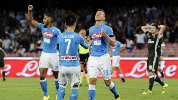 LIVE MN - Napoli-Milan (4-2) - Tanti errori, due espulsioni: primo ko per i rossoneri di Montella
