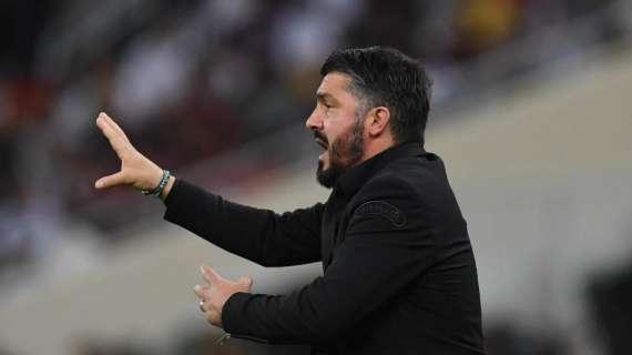Gattuso: “Difficoltà in attacco? Questione di caratteristiche. Dobbiamo riempire meglio l’area”