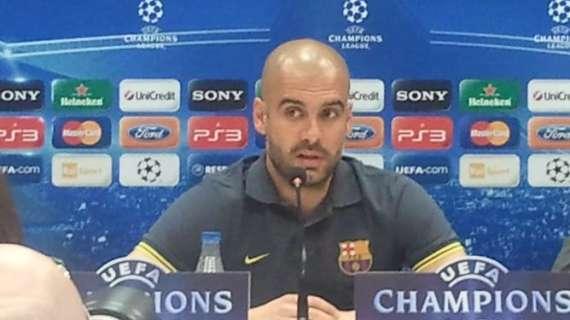 Guardiola: "E' un peccato che Milan e Inter abbiano questo campo"