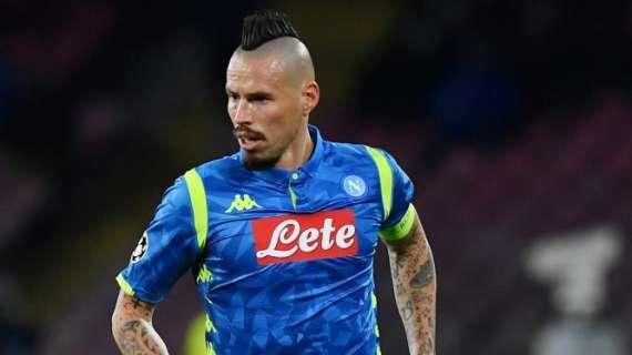 Napoli, stasera contro il Milan si rivede Hamsik