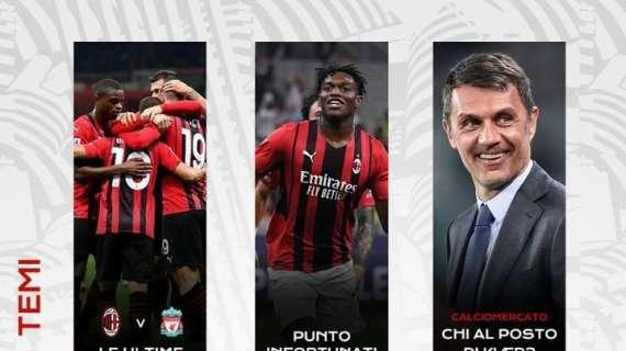 LIVE MN - Dalle 19 siamo in diretta su Twitch! I temi: le ultime pre Liverpool e punto infortuni. Calciomercato: si sostituirà Kjaer?