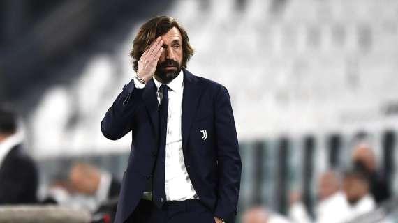 Juventus, Pirlo: "Champions? Domenica di speranza nel passo falso di qualcuno"