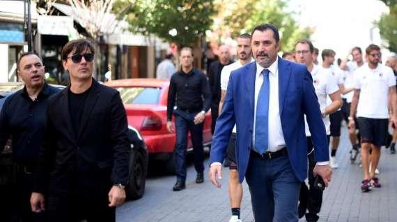Mirabelli a Premium: “Montella ha la nostra fiducia. Conte? Non ci interessano altri allenatori"