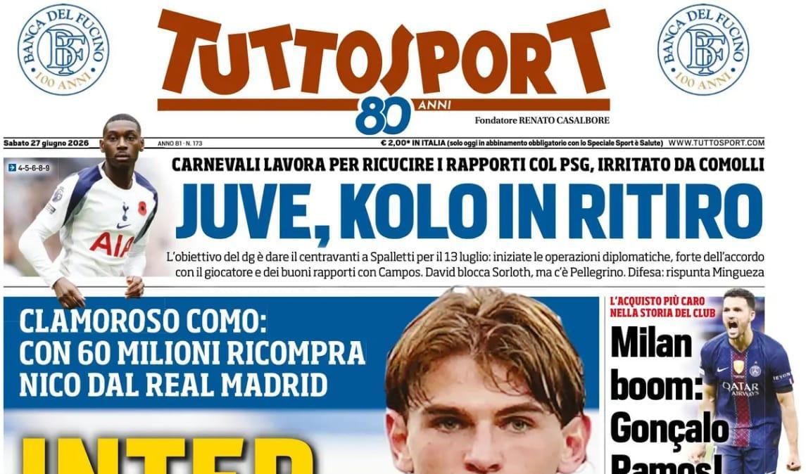 Tuttospot in apertura: "Milan boom: Gonçalo Ramos! Primo regalo per Amorim"