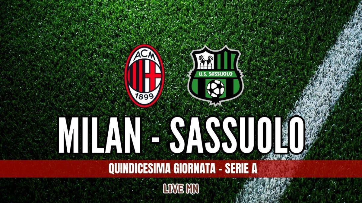 LIVE MN - Milan-Sassuolo (2-2): termina così la partita