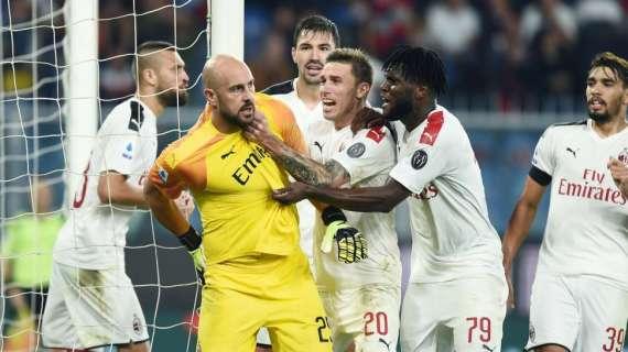 Dall’errore alla prodezza, Reina tira su il Milan: lo spagnolo non tradisce Giampaolo