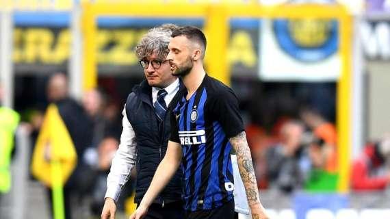 Inter, Brozovic ci sarà nel derby. Miranda con una mascherina protettiva 