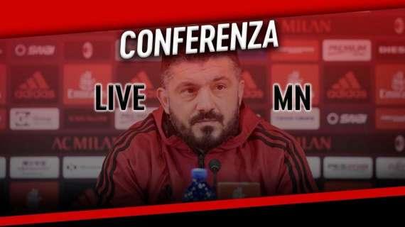 LIVE MN - Gattuso: "Cutrone recuperato, infiammazione per Caldara. Fastidio al flessore per Higuain"