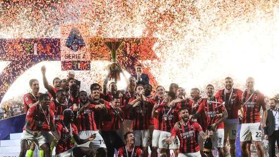 Milan campione d'Italia! Con 26 anni e 97 giorni è la squadra più giovane a vincere uno Scudetto in Serie A nell’era dei tre punti
