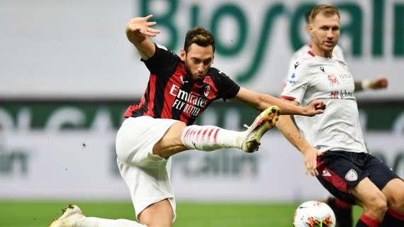 Calhanoglu, grandi prestazioni del turco con il Bologna: gol e assist importanti contro i Felsinei